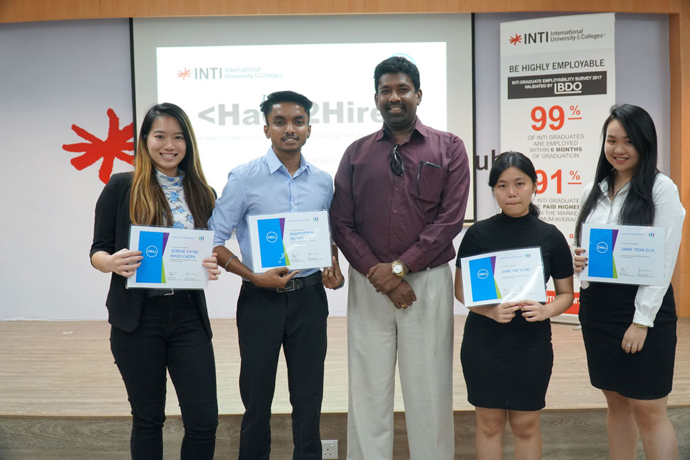 11 Inti Final Year Students Get Job Offers From Dell Inti International University Colleges