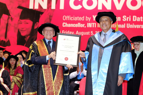 YABhg Tun Ahmad Sarji conferred Honorary Doctorate of ...